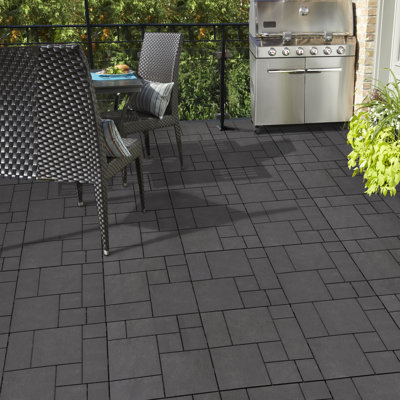 Mosaic Composite Interlocking Deck Tile