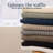 Waffle Bath Towel Set of 2 – Super Absorbent 100% Natural Cotton, Quick-Drying, Modern Style-677429829-677429850