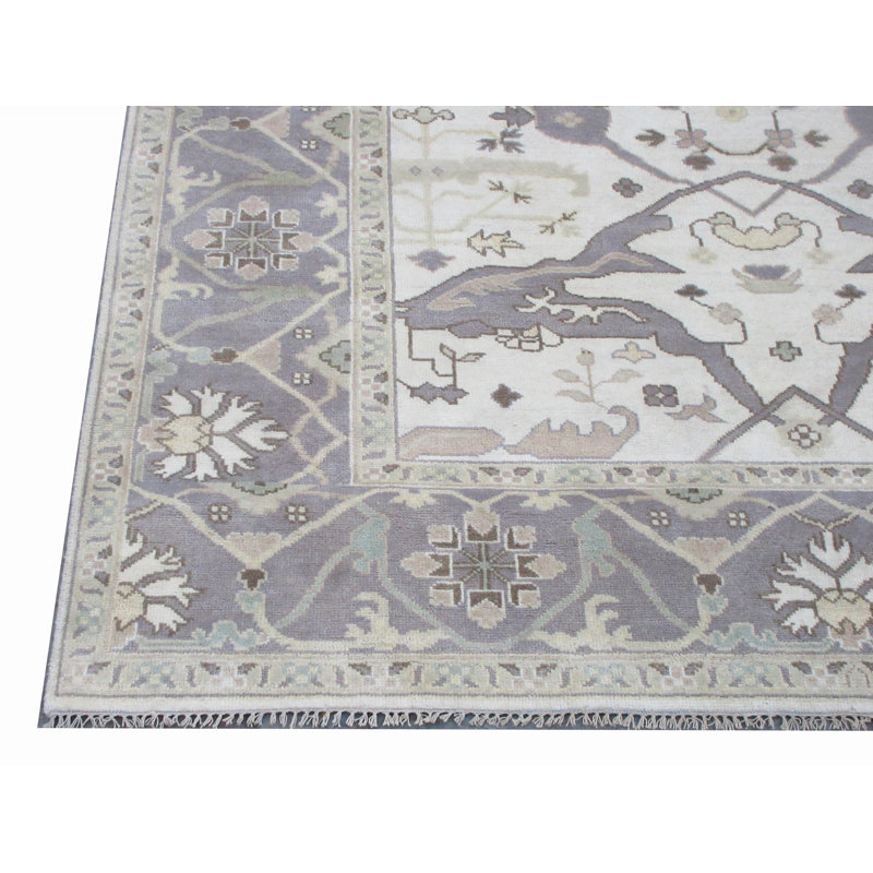 Tapis ivoire 8 x 10 Oushak