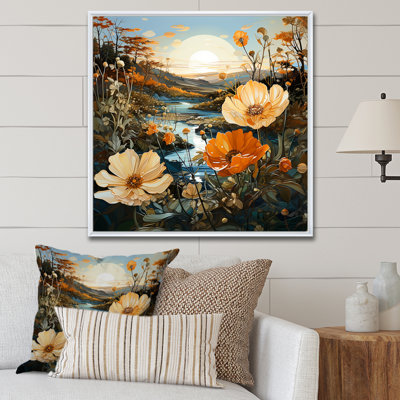 " Radiant Sunshine Marigold Flowers I "
