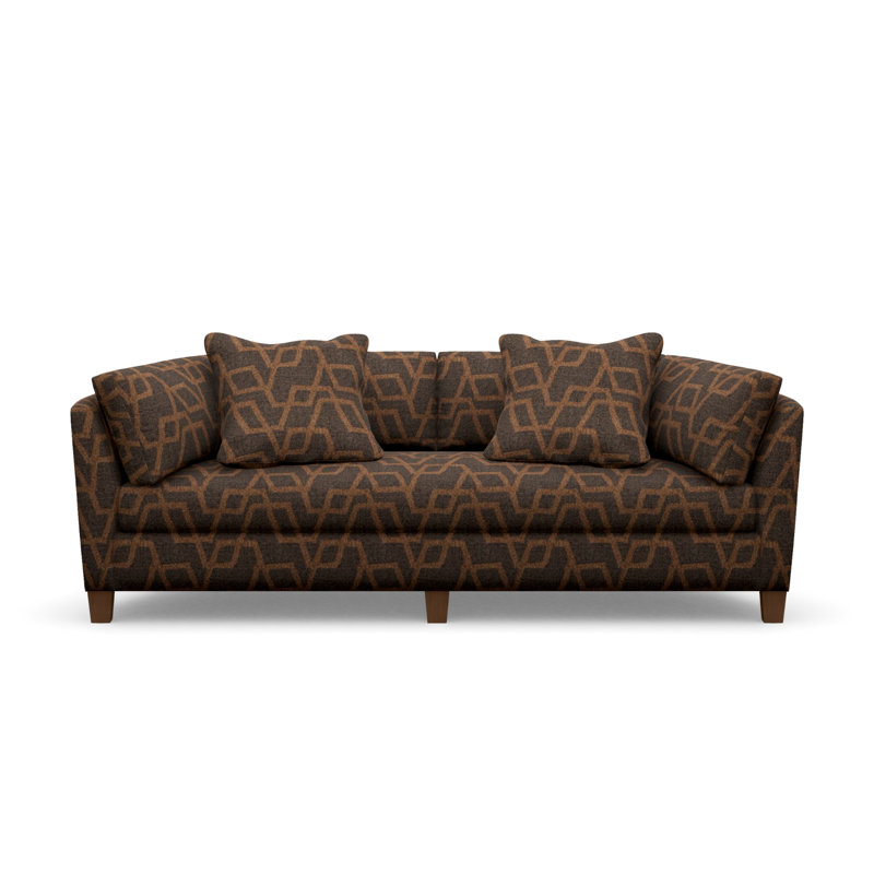Maynard Long Sofa, Perky 855419, Walnut