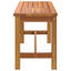 Menik Solid Wood Acacia Outdoor Bench-2088506368