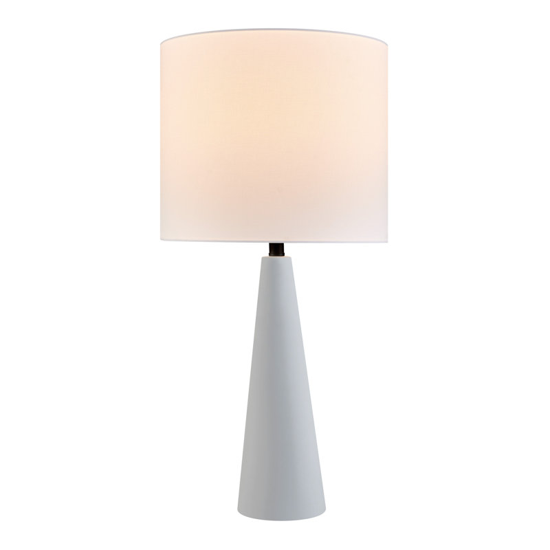 Dyre 30.75'' Battery Powered Integrated LED Outdoor Table Lamp, Grey