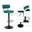 2 tabourets de bar pivotants, tabourets de bar rembourrés à hauteur de comptoir, tabouret de bar réglable pour la maison de cuisine, tabouret de bar à structure en métal pour la cuisine, la salle à manger, le bar