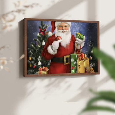 Art de Noël - L III - Reproduction encadrée - Restickable