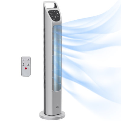 HOMCOM 78.5cm Oscillating Tower Fan Fan