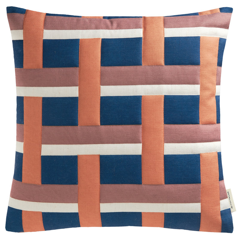 Blue Square Cushion Cover