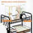 5 Tier Utility Rolling Cart(No Include Stool)