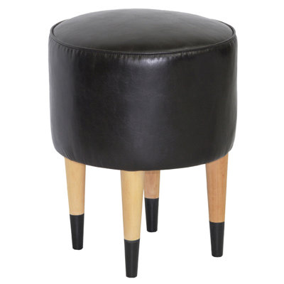 Solid + Manufactured Wood Accent Stool
