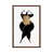 Classic Brown Wood Floater Framed