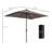 Outsunny 9' X 7' Solar Umbrella