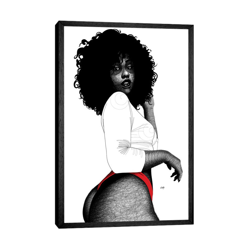 Udara by Tadaomi Kawasaki - Print on Canvas, 101.6 cm H x 66.04 cm W, Black Framed