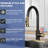 Pull Down Single Handle Kitchen Faucet with 3-Modes Advanced Spray-82373883