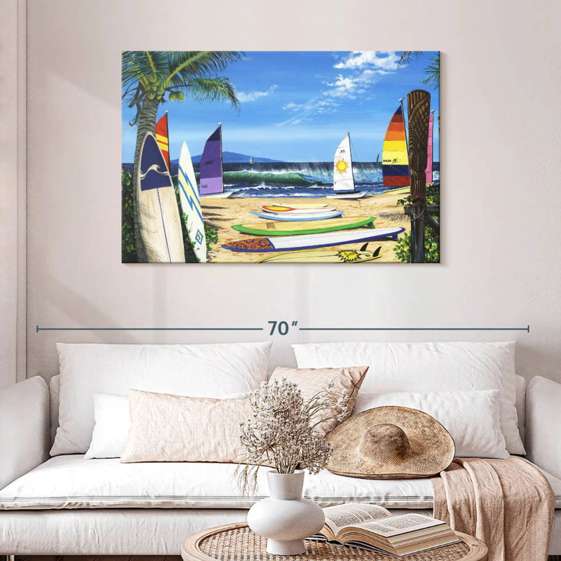 Senne Surf And Sail, 30" H x 45" W