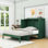  Lit escamotable en bois avec grands tiroirs Conayr