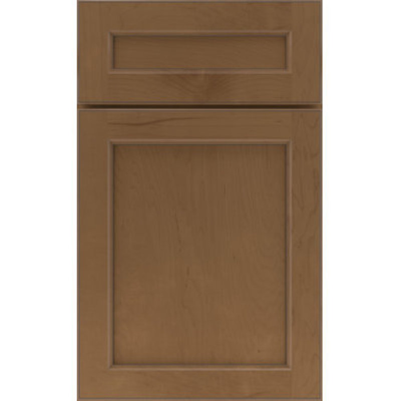 Dwelling Value Carabel Door Sample, Carob/Stone Glaze, Cherry