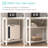 Cheshire Built-in Outlets L-Shaped Computer Desk with Drawers & Storage Shelves-292784077-289903678