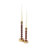 Sharma Crimson Gold Rounded Candlestick- Tall-848665787