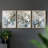Aviary Study  Series  XIII  -Set Of 3 Framed Giclee Prints -Ready to Hang-107258131-107258135
