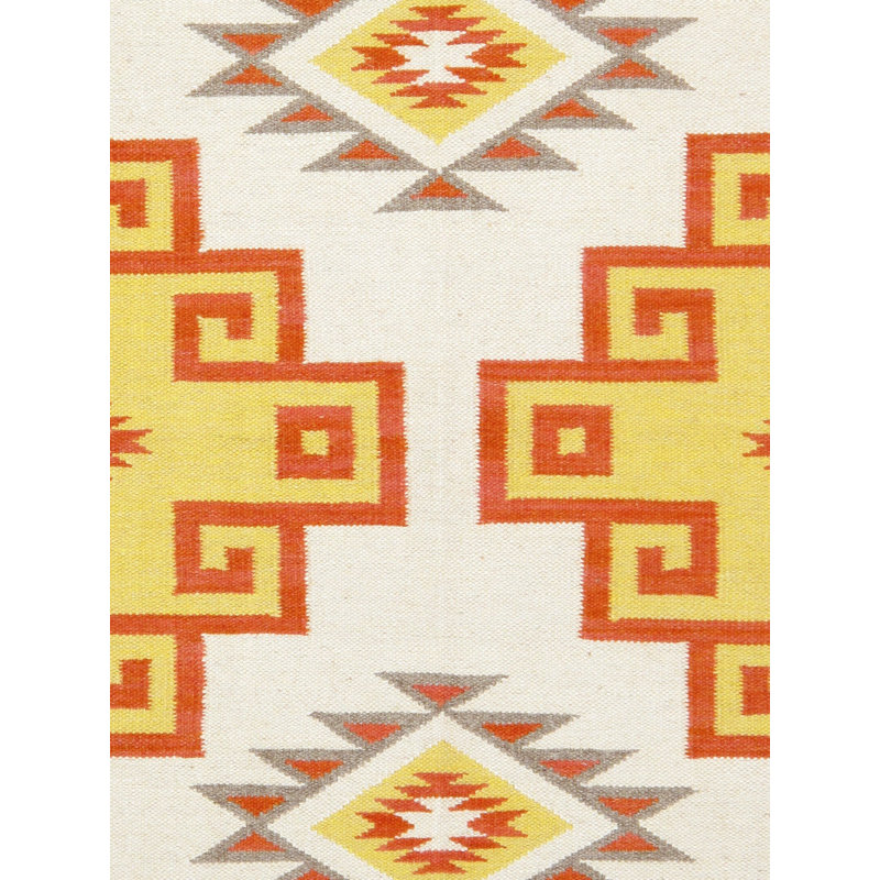 Oriental Area Rug in Yellow