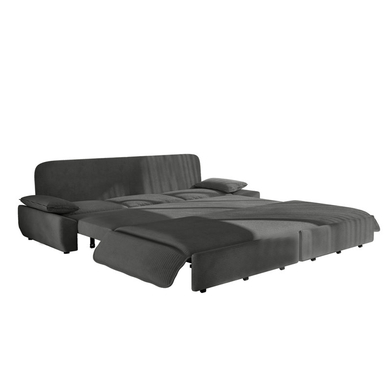 Canapé-lit gigogne 94,5 po, Grey