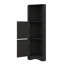 Grande armoire de coin autoportante de coin avec portes et tablettes personnalisables-1166840552
