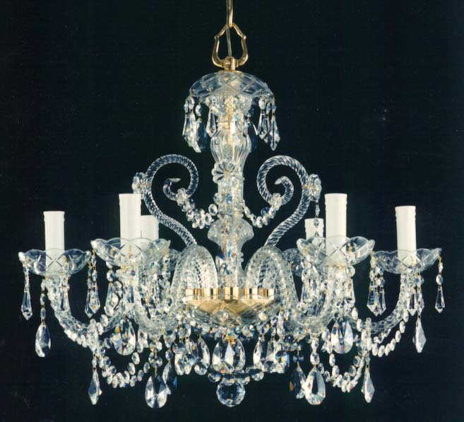 Crowl 6 - Light Candle Style Chandelier