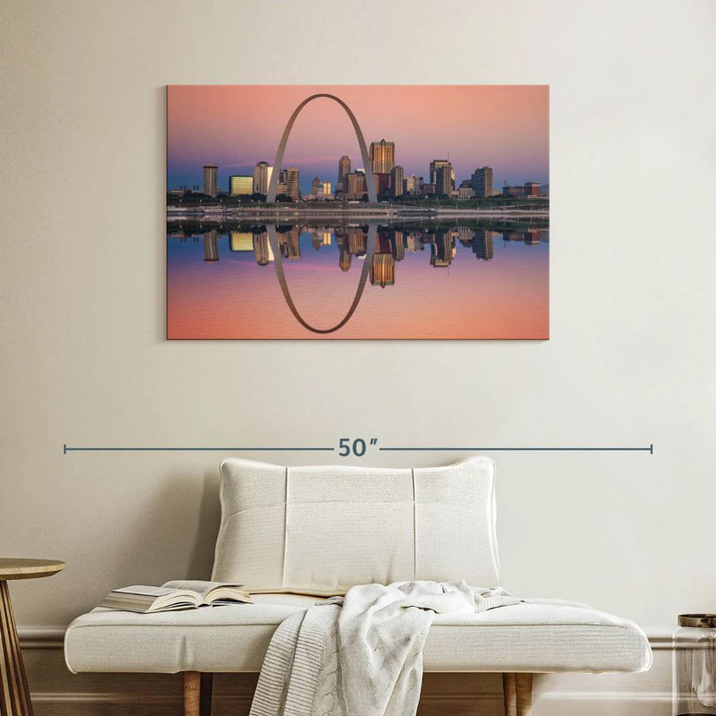 Rorry St Louis Skyline, 26" H x 39" W