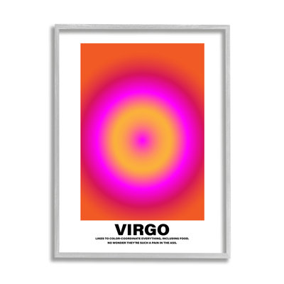 Drôle d'astrologie de la Vierge encadrée par House of Lulu