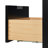 Haun 72'' Solid Wood Double Bathroom Vanity with 1.5'' Carrara Quartz Top in Black, Oval Sink-502326444-502326447