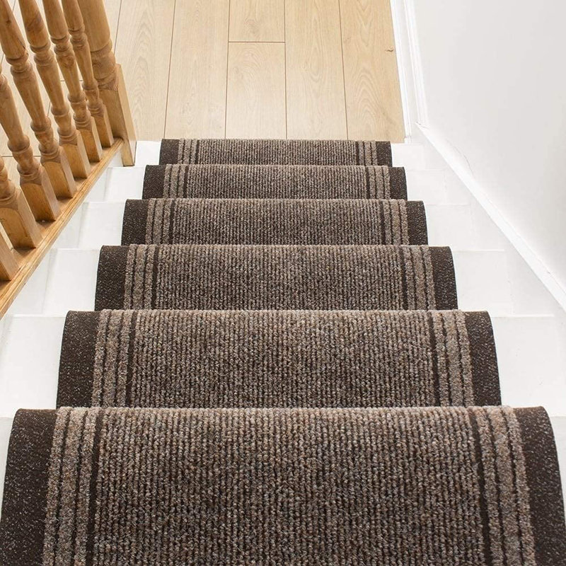 Stair Runner Abby Striped Indoor Area Rug, Runner 630cm x 66cm