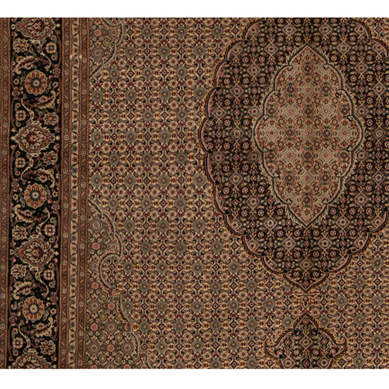 Hand Woven Silk and Wool Oriental Area Rug