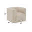 Fauteuil beige sable avec fonction pivotante