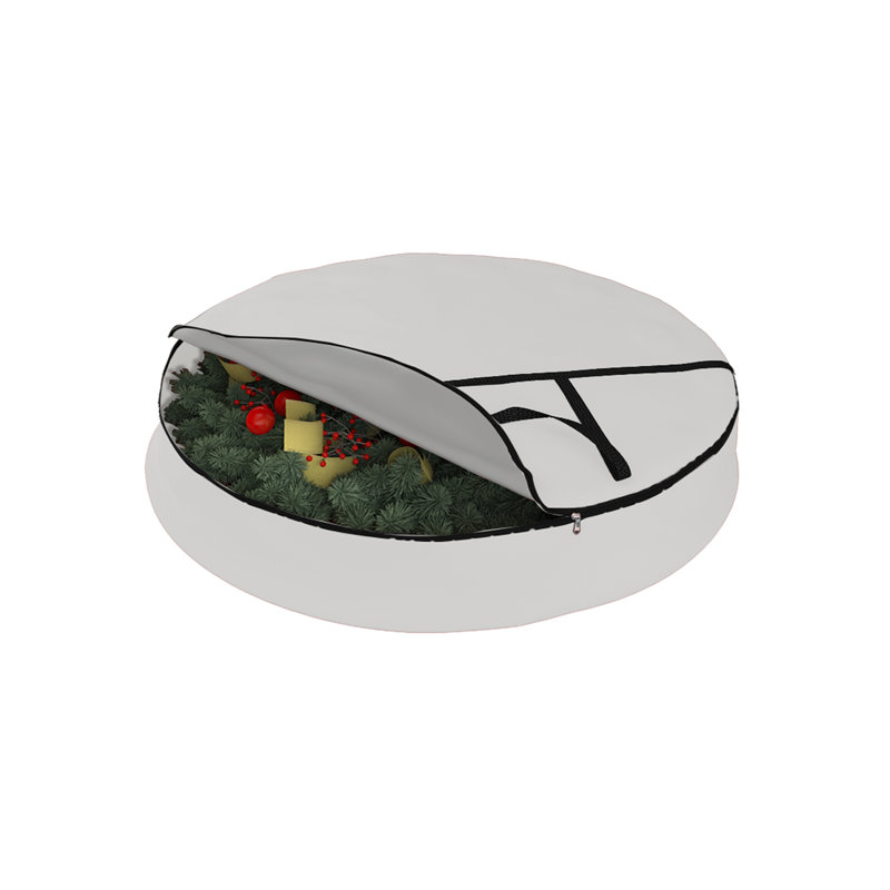 Wreath Storage, 17.8cm H x 101.6cm W x 2.5cm D, White