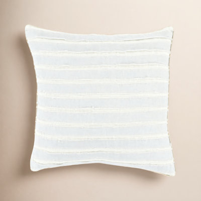 Lorena Striped Linen Throw Pillow