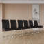 Ensemble de 4 chaises de salle à manger modernes, dossier haut rembourré avec pieds en forme de C-358952604-358952602-358952595