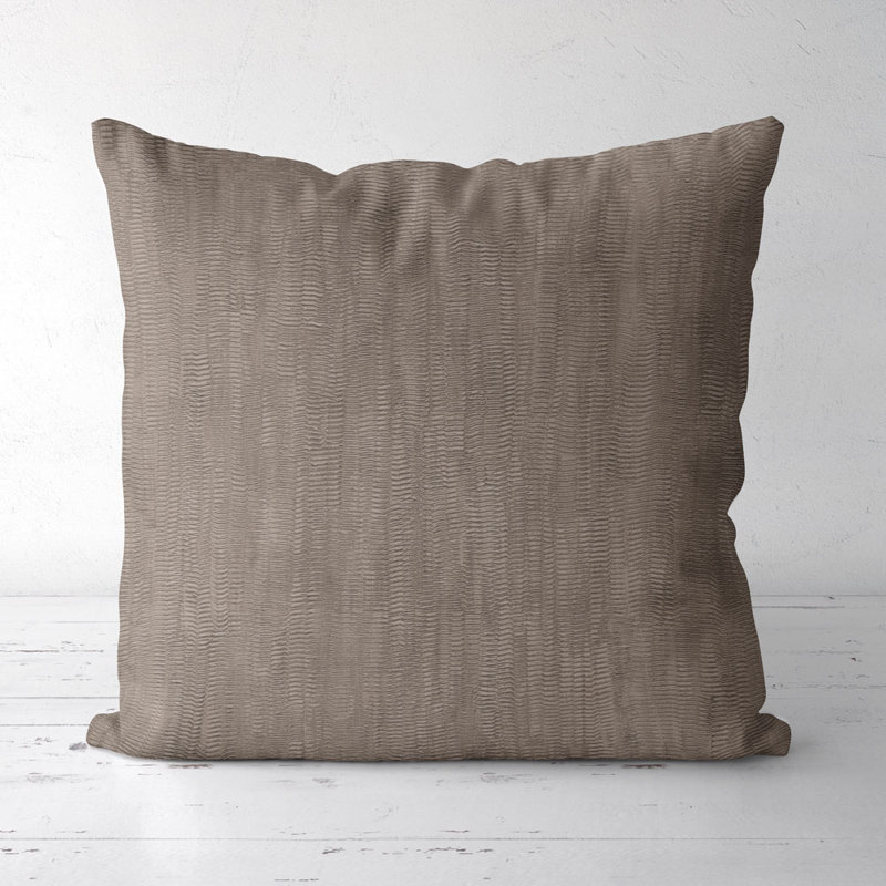 Housse de coussin carré et insert, Taupe