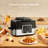 5-in-1 Multi-function Electric Air Fryer, Smart Push Button Control Panel, Fry & Roast & Bake , Easy to Hold & Clean, 1450W
