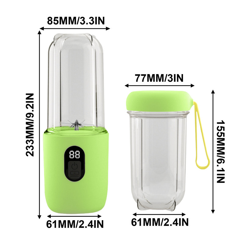 Home Juicer USB Juicer Portable, Green