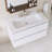 Wall Mounted Single Bathroom Vanity With White Ceramic Integrated Top-686013746-686013747
