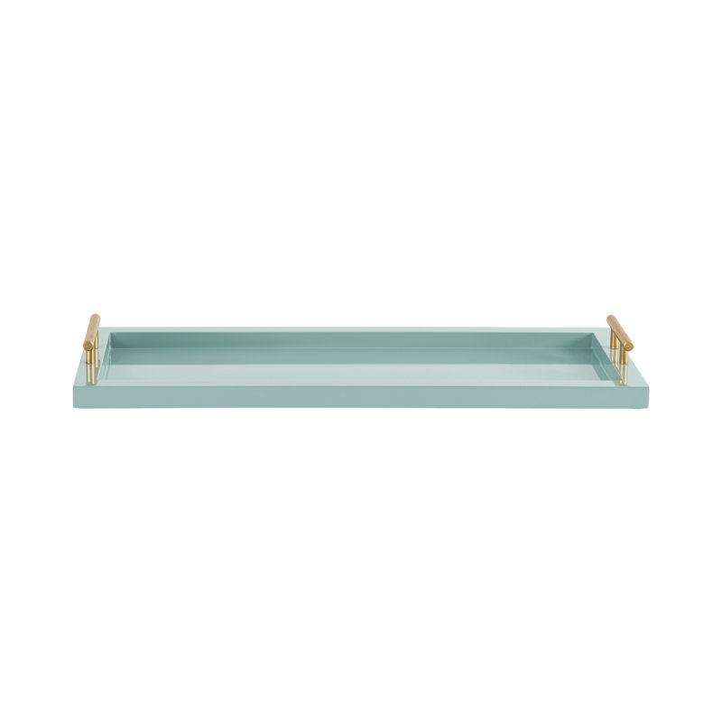 Borce Tray, 2.24" H x 24" W x 9.92" D, Blue