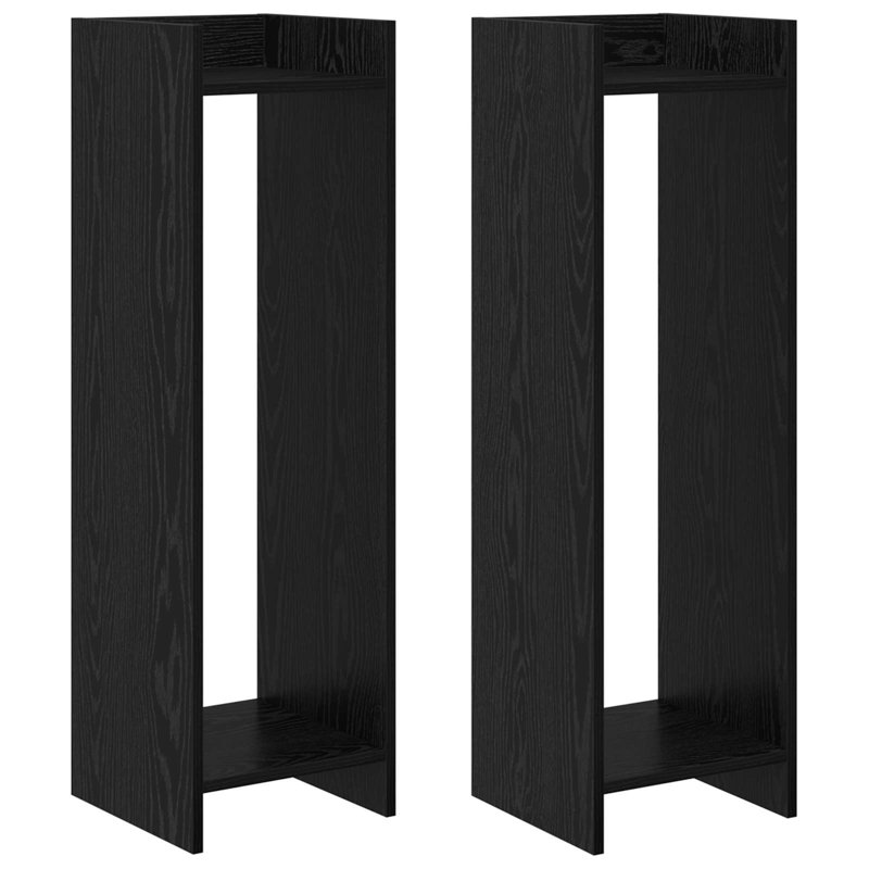 Plant Stand, 100cm H x 30cm W x 30cm D, Black Oak