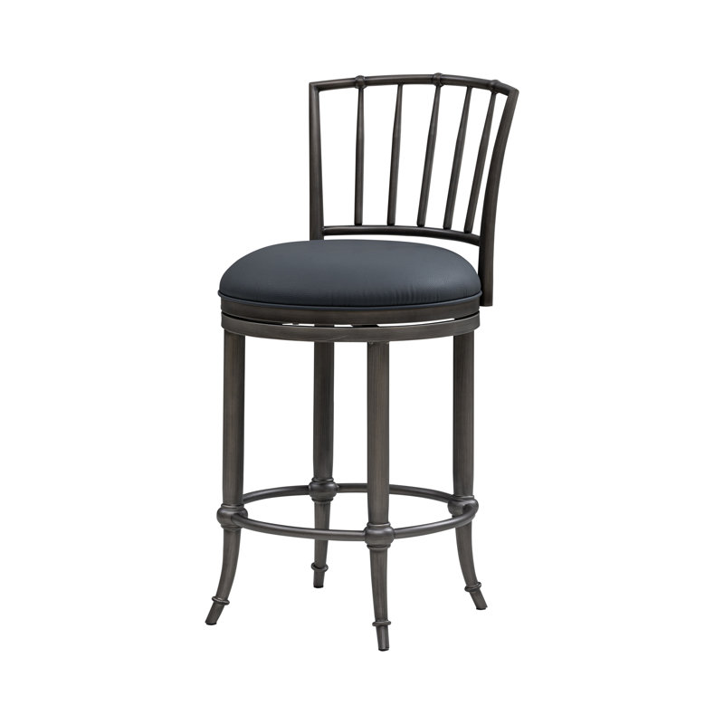 Tabouret de bar pivotant à hauteur de comptoir Conte de qualité commerciale Conte, Bleu