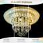 Plafonnier encastré en cristal 18 po-114760089-114760088