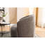 Fauteuil en tissu de chenille de 25,4 po de large avec pivot pivotant Ignatius