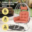 Fauteuils à bascule et fauteuils coulissants pliables, fauteuil à œufs en rotin Pe, patio pour la maison moderne