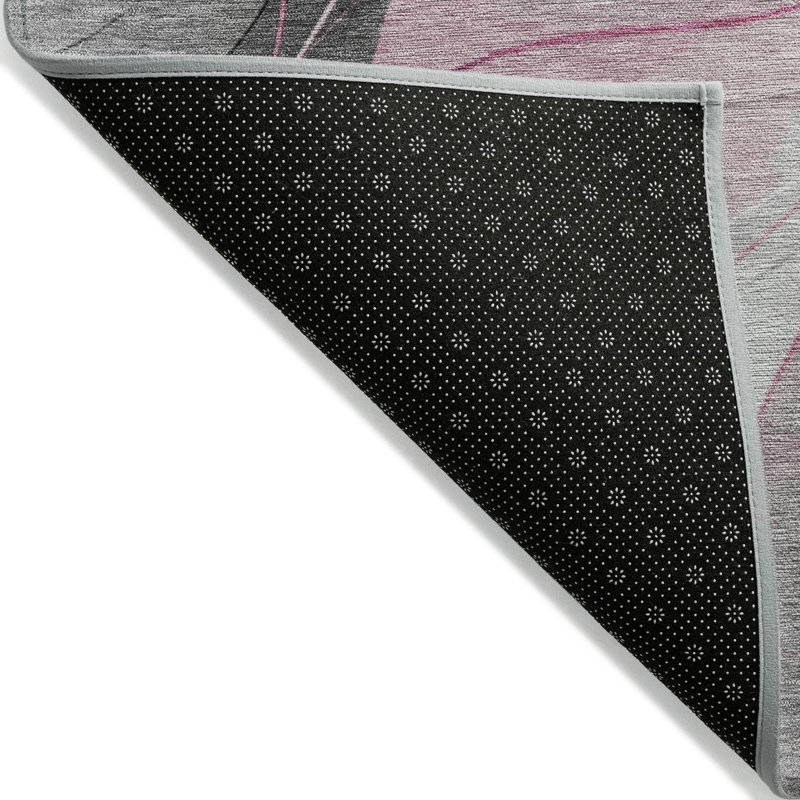 Aelien Pink Washable Indoor-Outdoor Rug - LOOMLAN, 5' x 7'6"