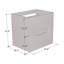 Meuble-lavabo simple 23,6 po avec plateau Kashden-2020718447