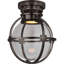 Chapman & Myers Gracie Captured Globe Flush Mount-70572405-70572407