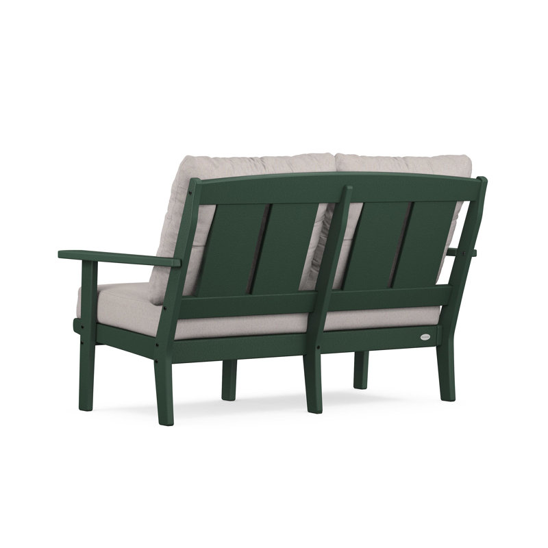 Mission Deep Seating Loveseat, Dune Burlap, Green